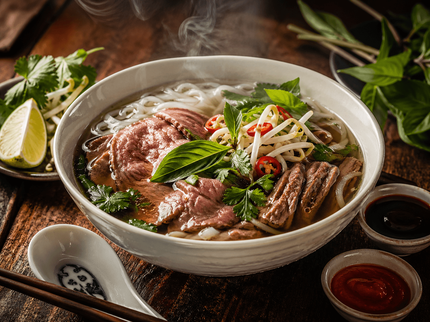 Phở Bò (Vietnamese Beef Noodle Soup)